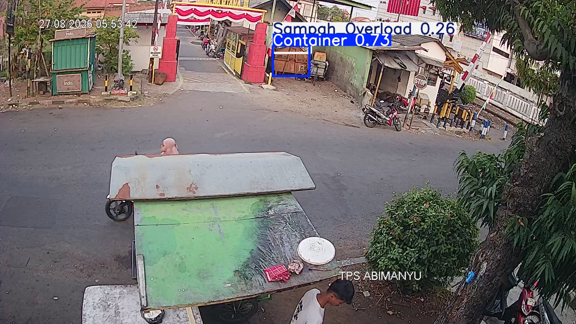 Deteksi AI sampah di TPS ABIMANYU