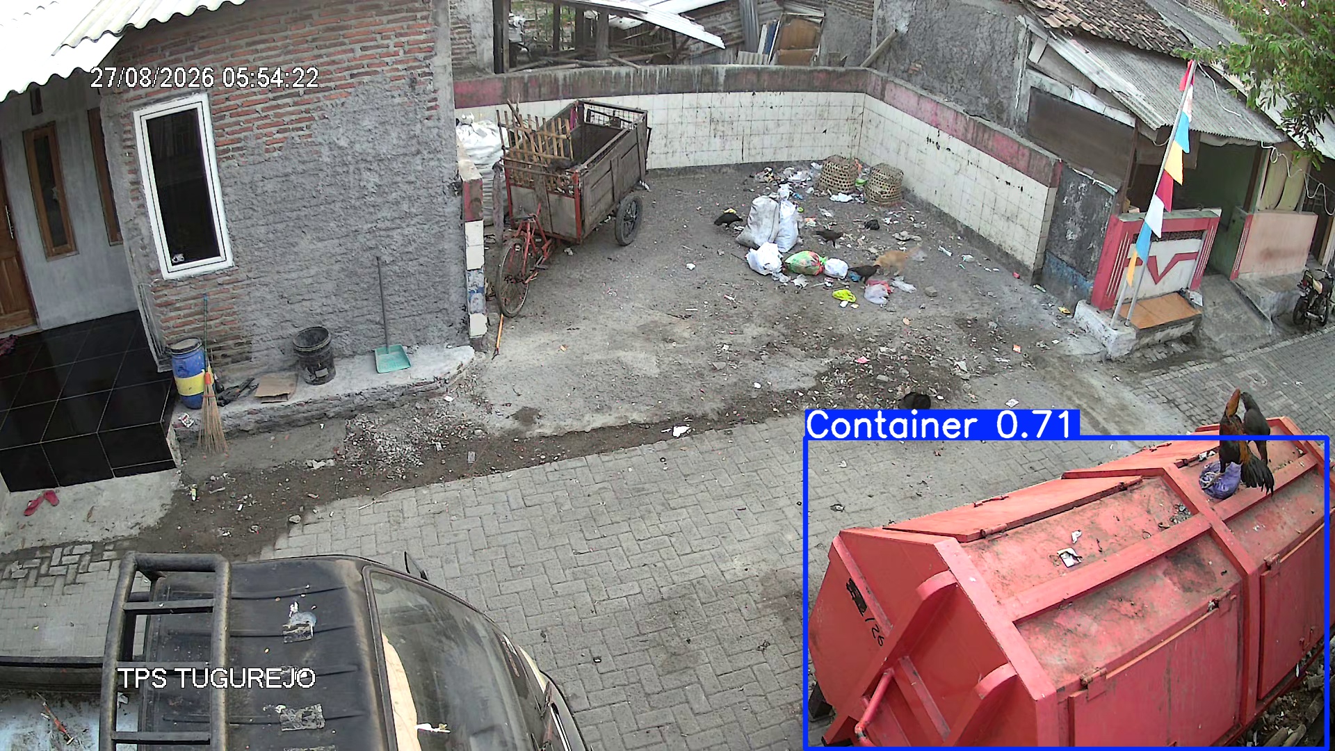 Deteksi AI sampah di TPS TUGUREJO