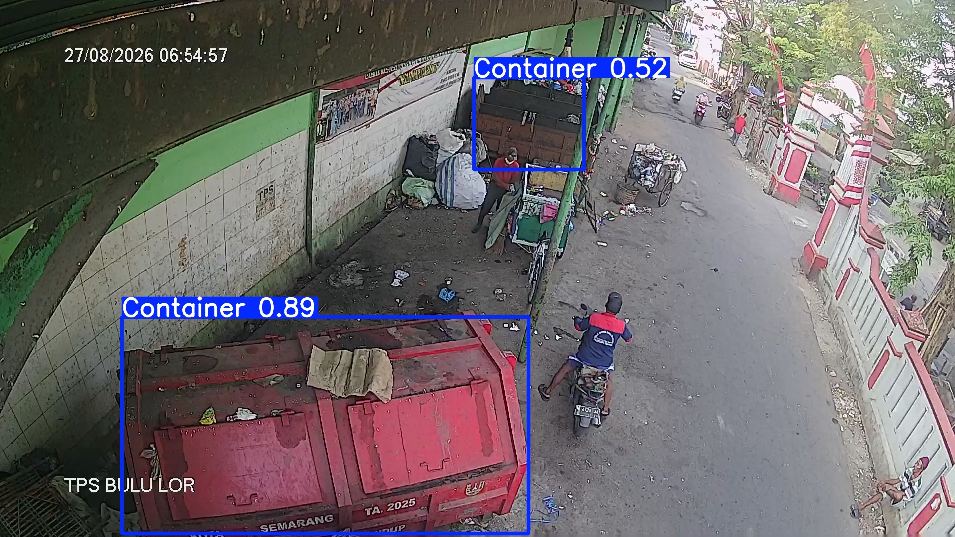 Deteksi AI sampah di TPS BULU LOR