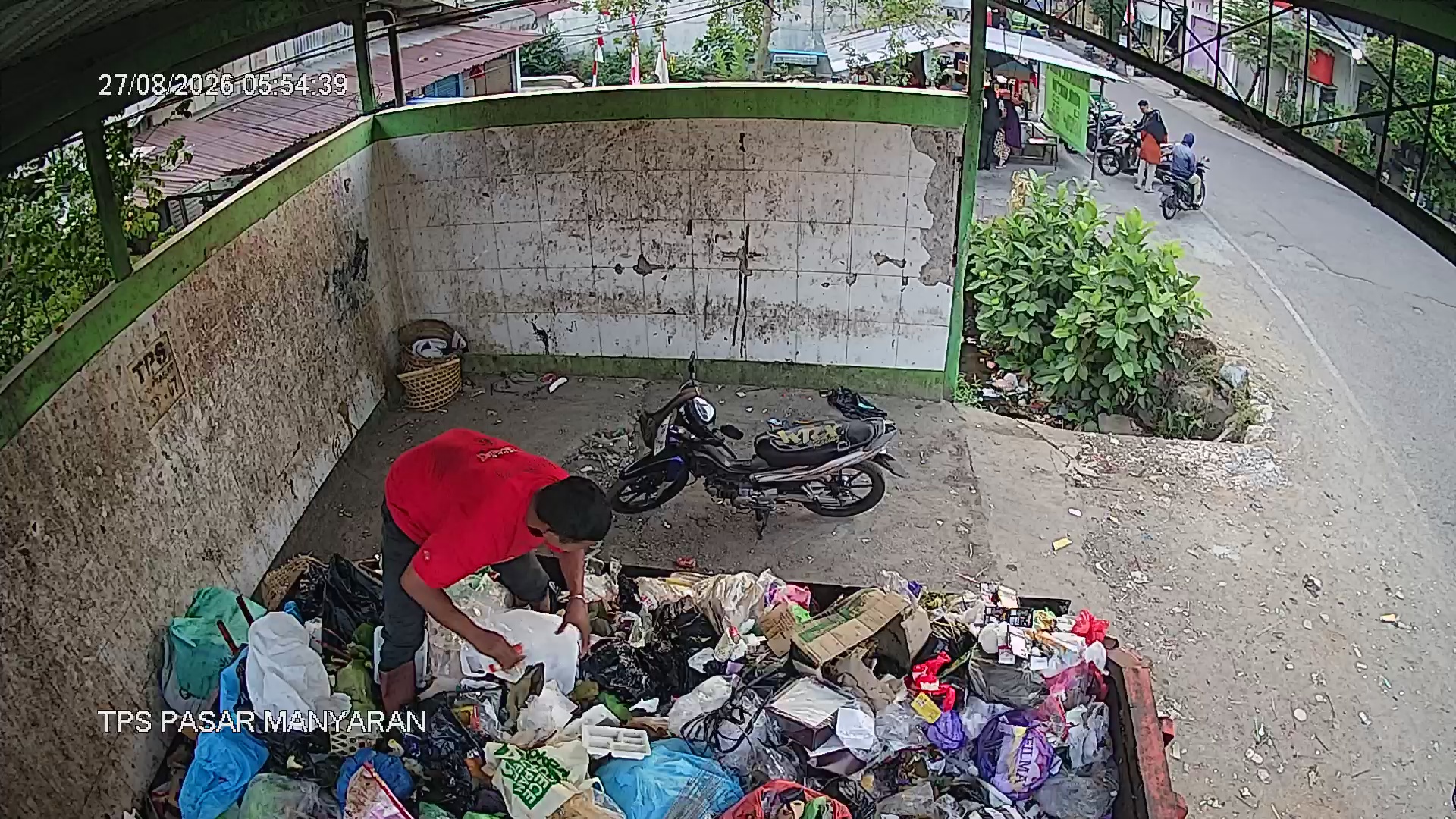 Deteksi AI sampah di TPS PASAR MANYARAN