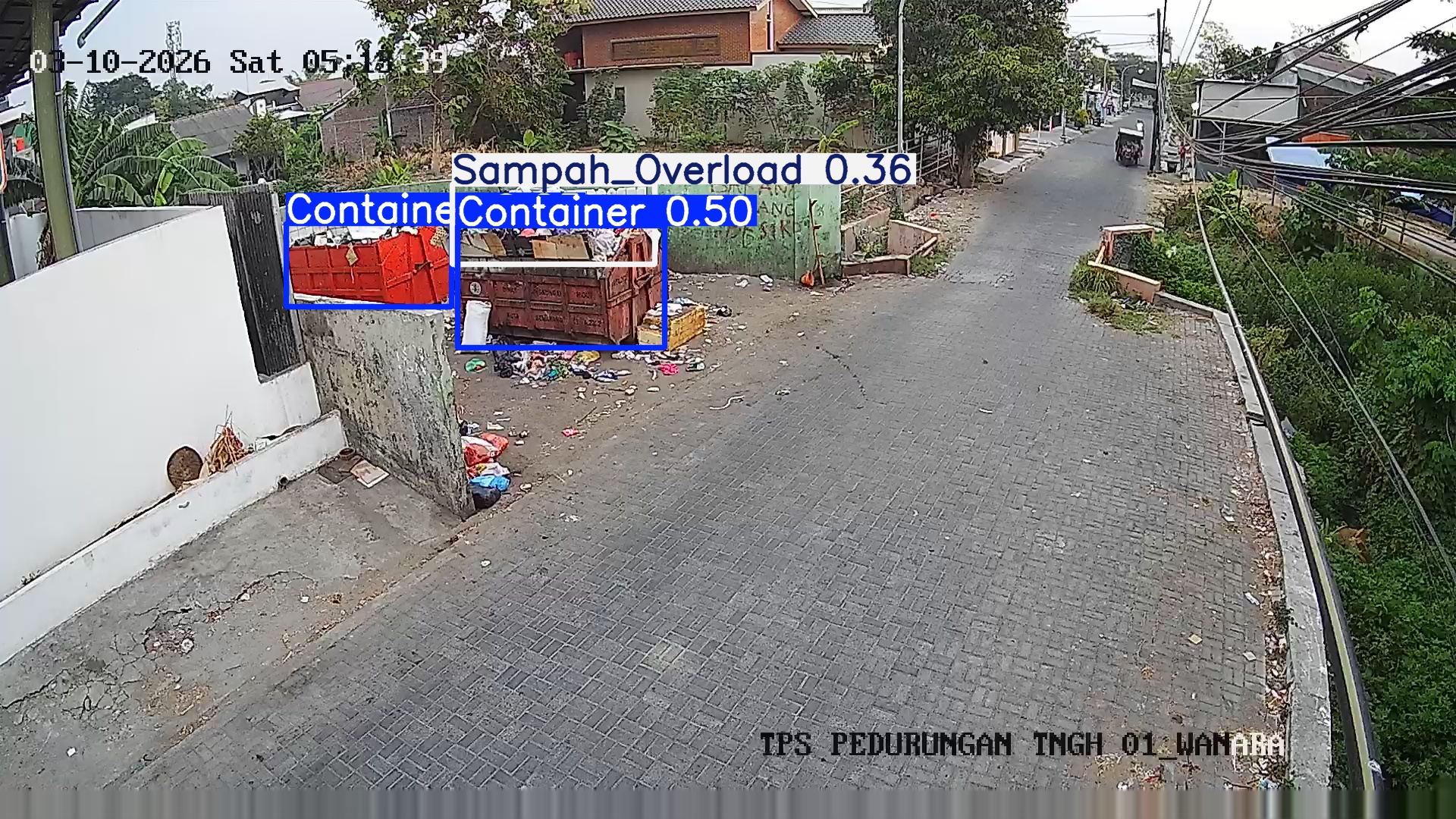 Deteksi AI sampah di TPS PEDURUNGAN TENGAH 01_WANARA