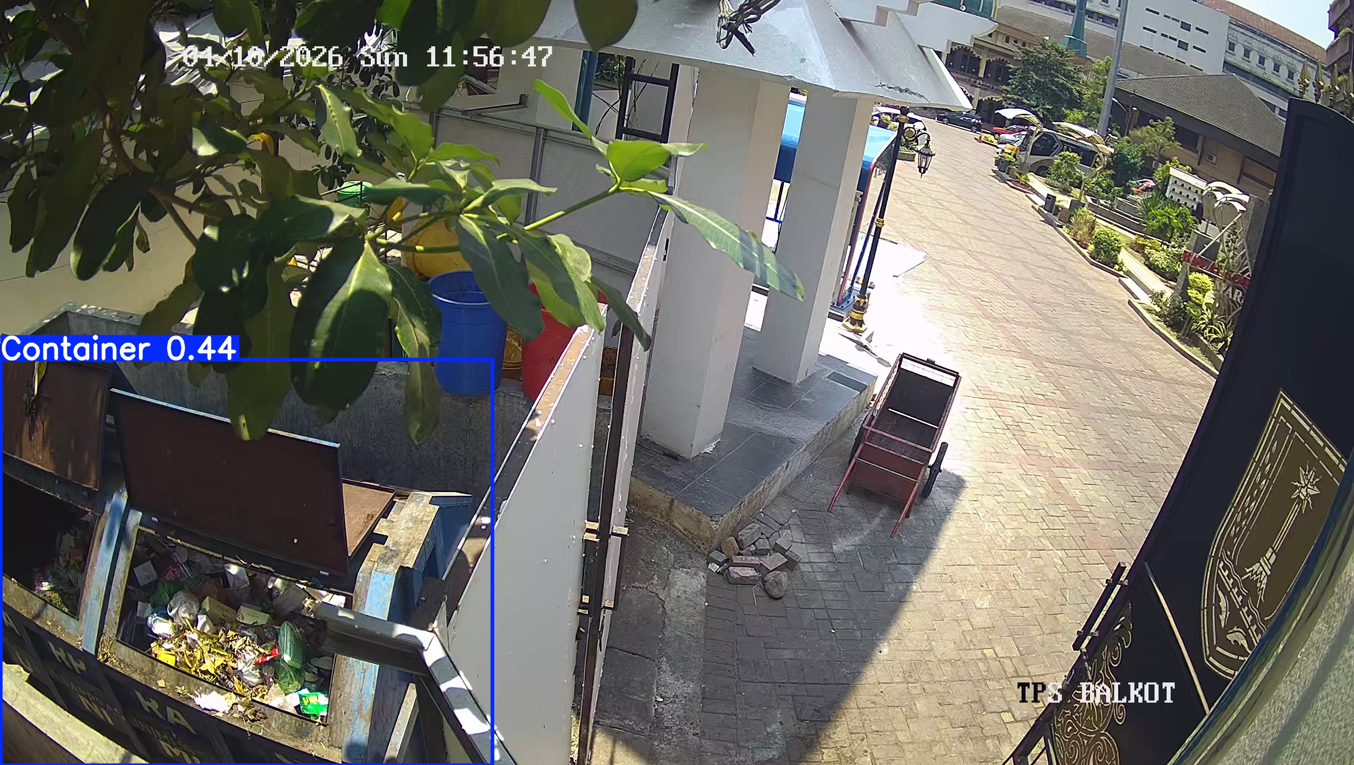 Deteksi AI sampah di TPS BALAIKOTA