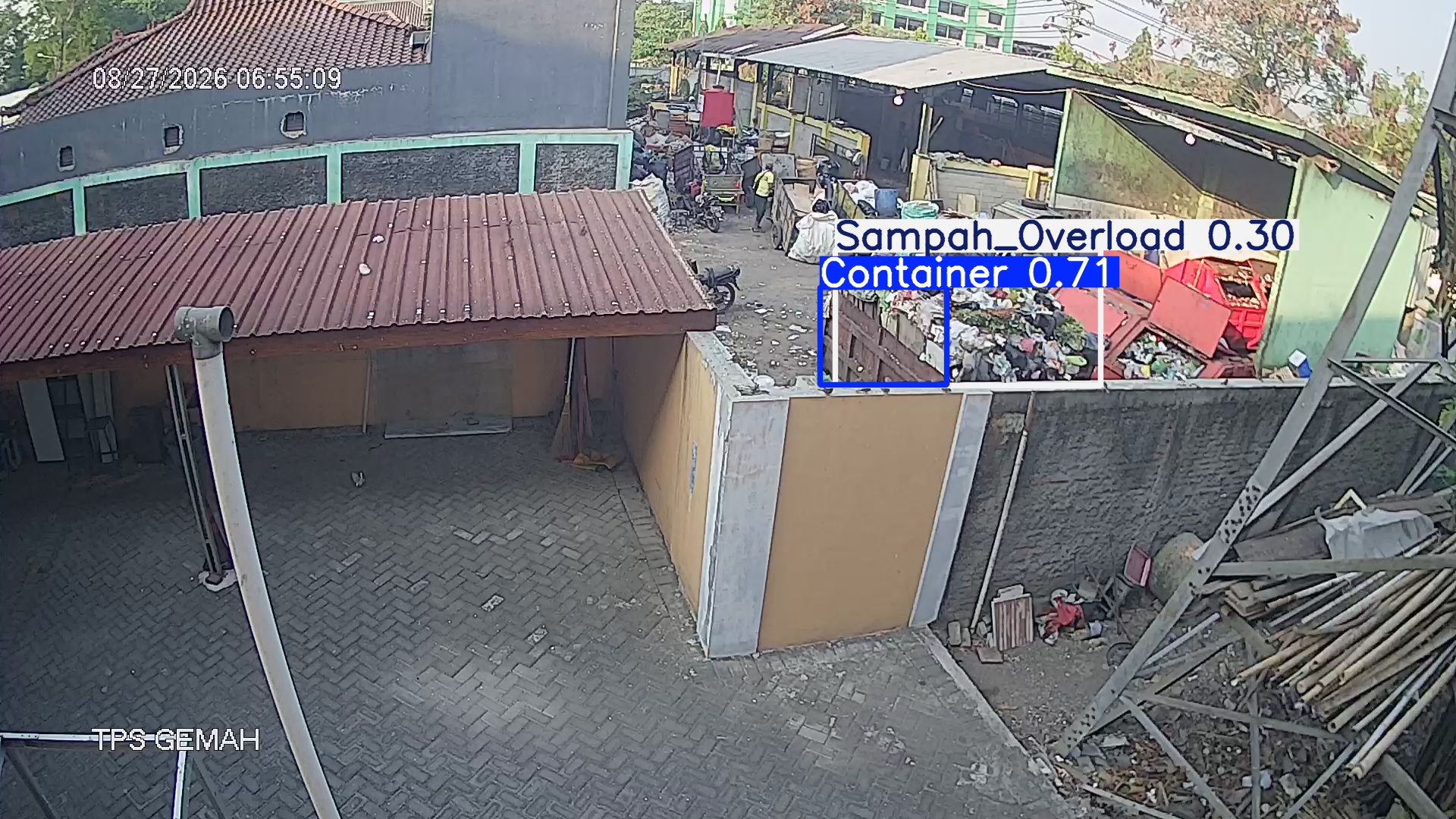 Deteksi AI sampah di TPS GEMAH
