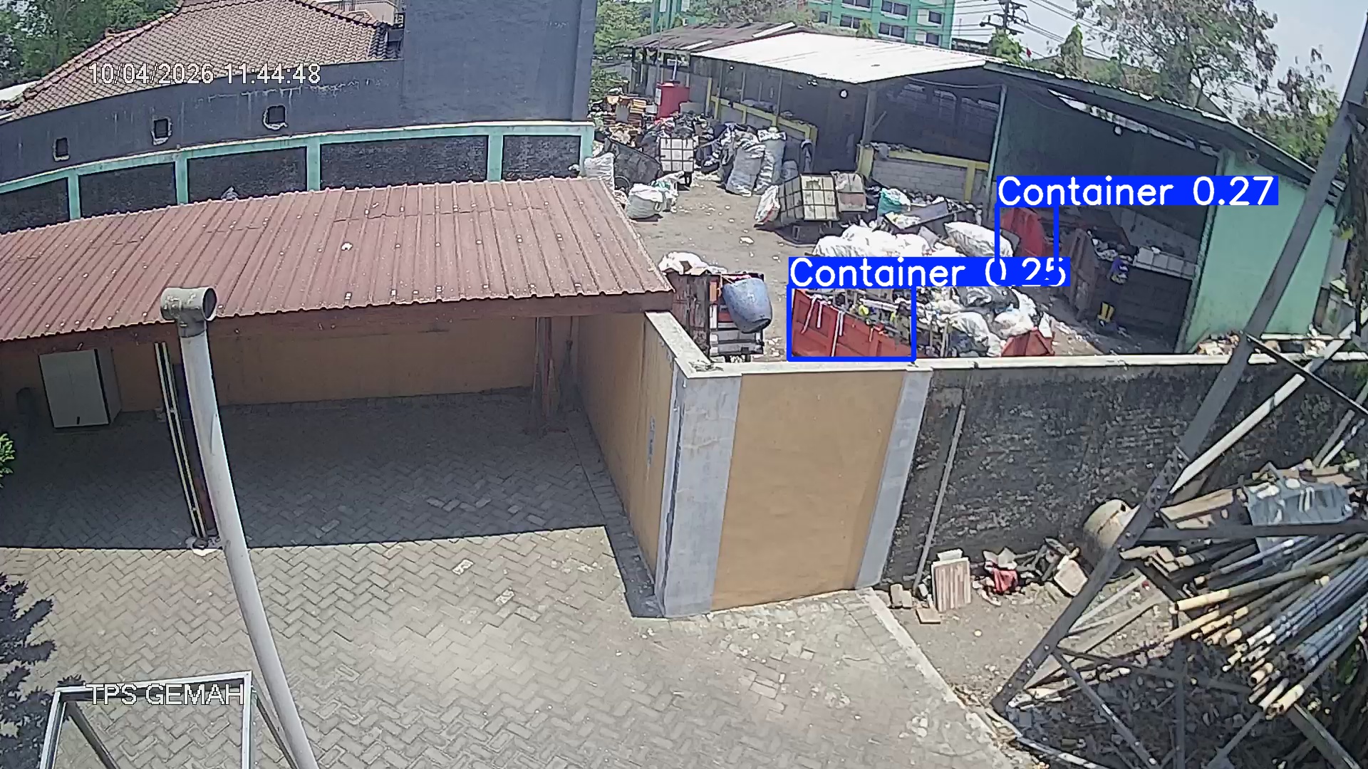 Deteksi AI sampah di TPS GEMAH