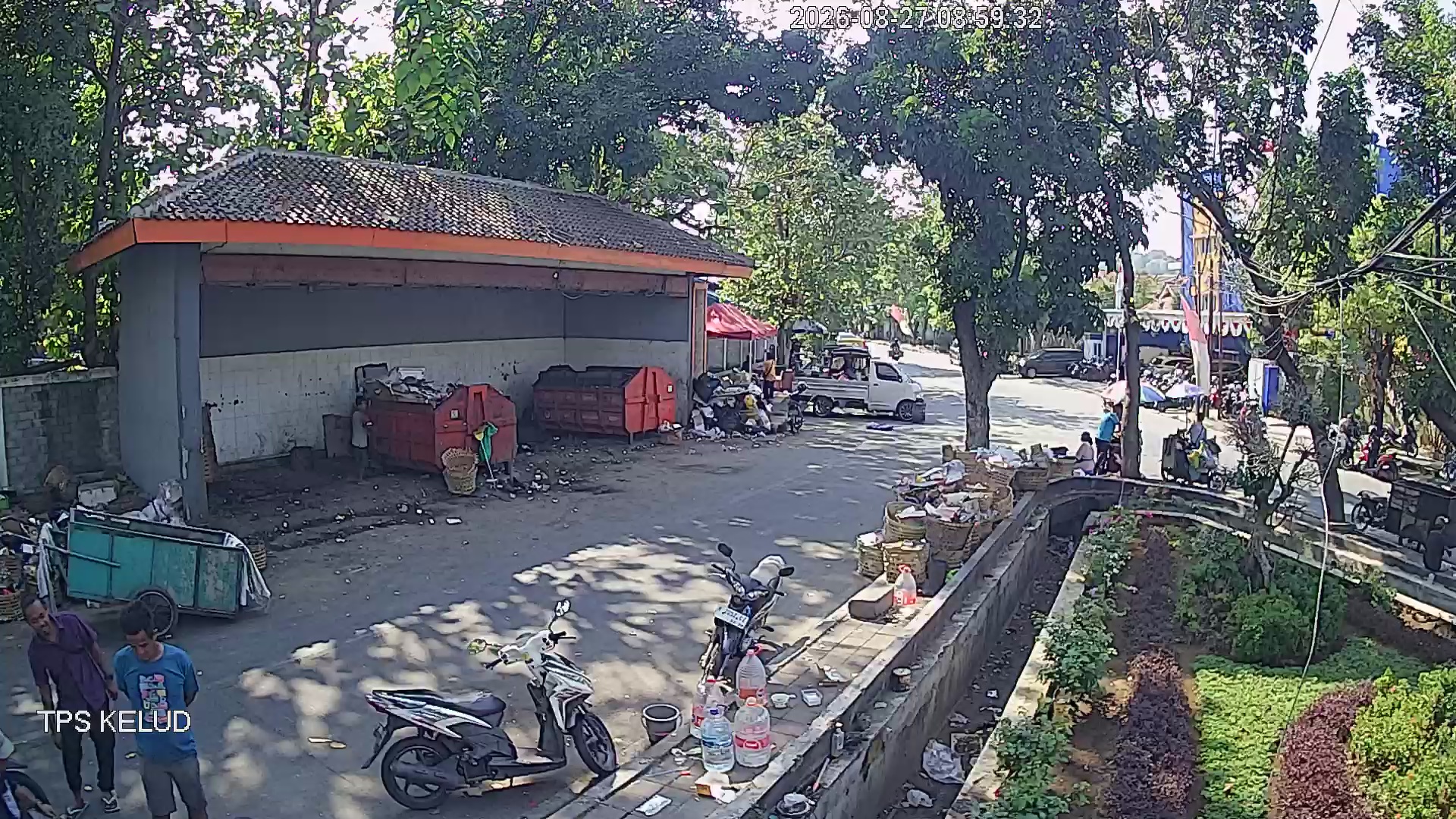 Tangkapan CCTV mentah TPS KELUD