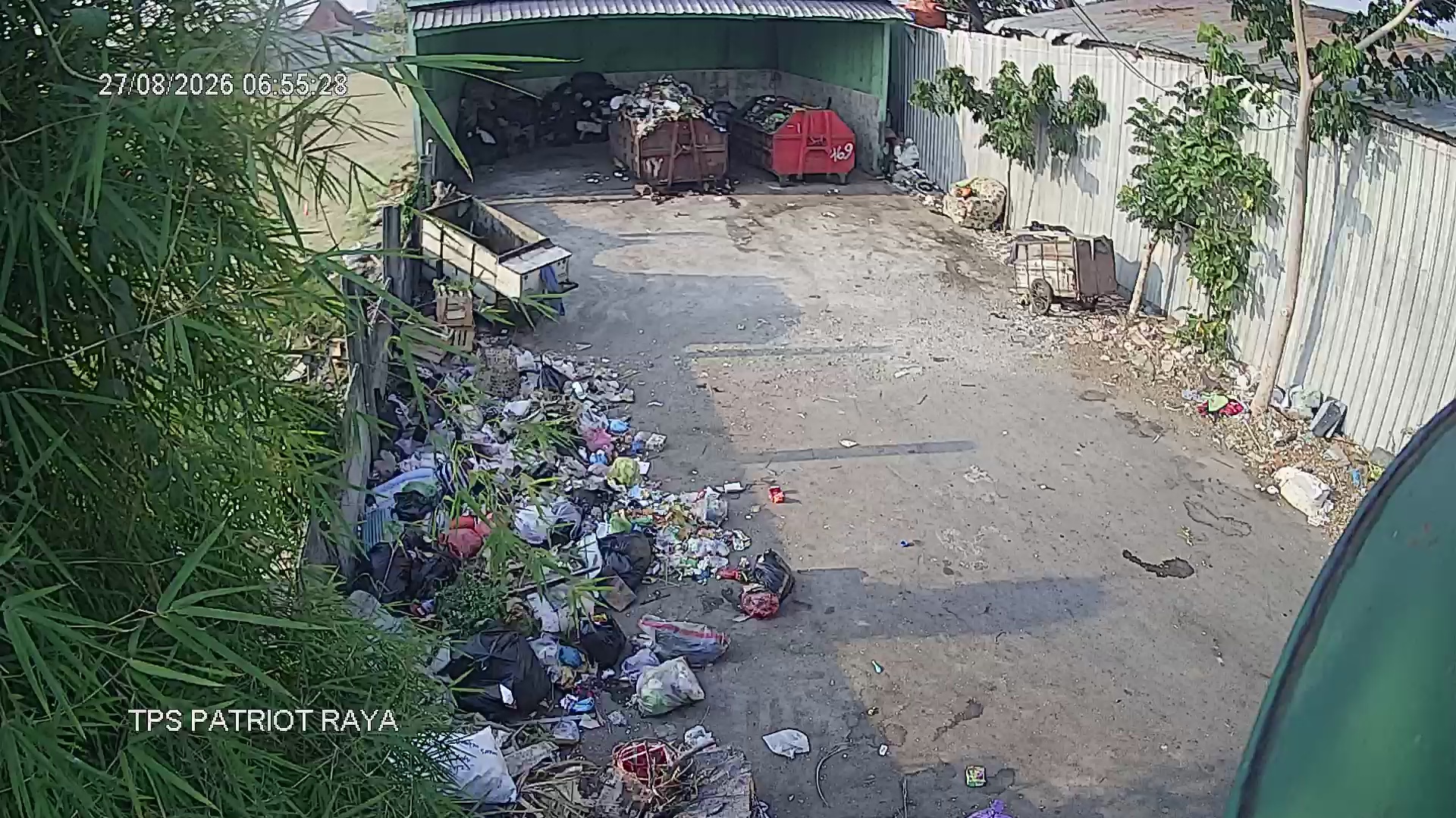 Tangkapan CCTV mentah TPS PATRIOT RAYA