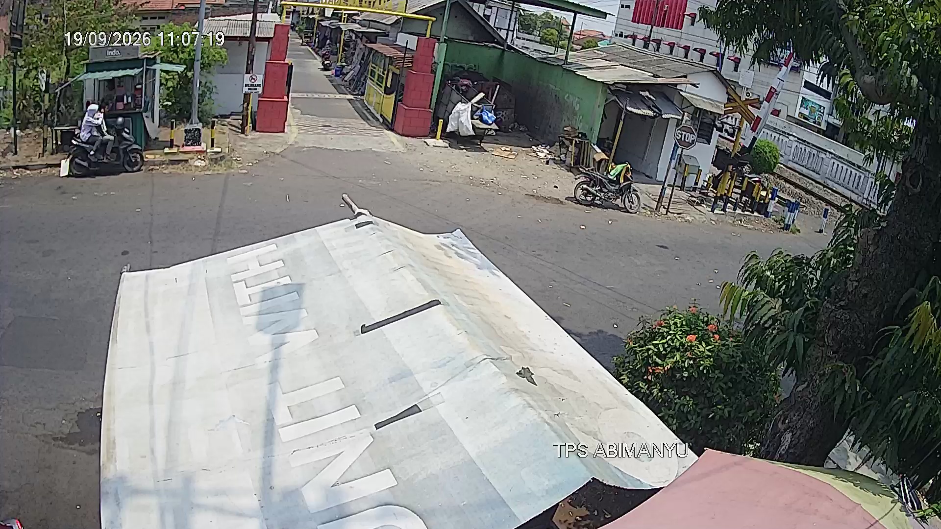 Tangkapan CCTV mentah TPS ABIMANYU