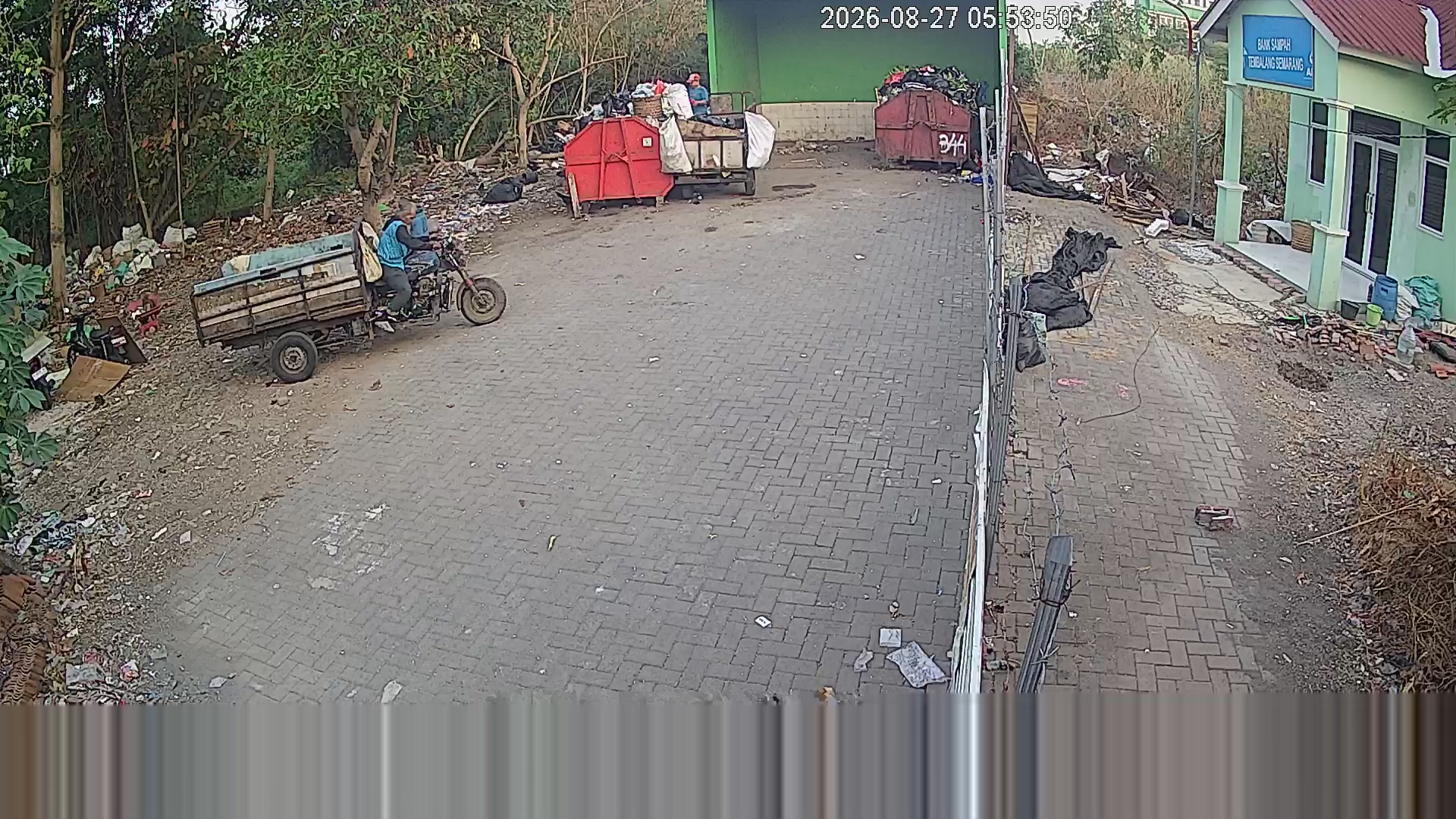 Tangkapan CCTV mentah TPS Kedungmundu