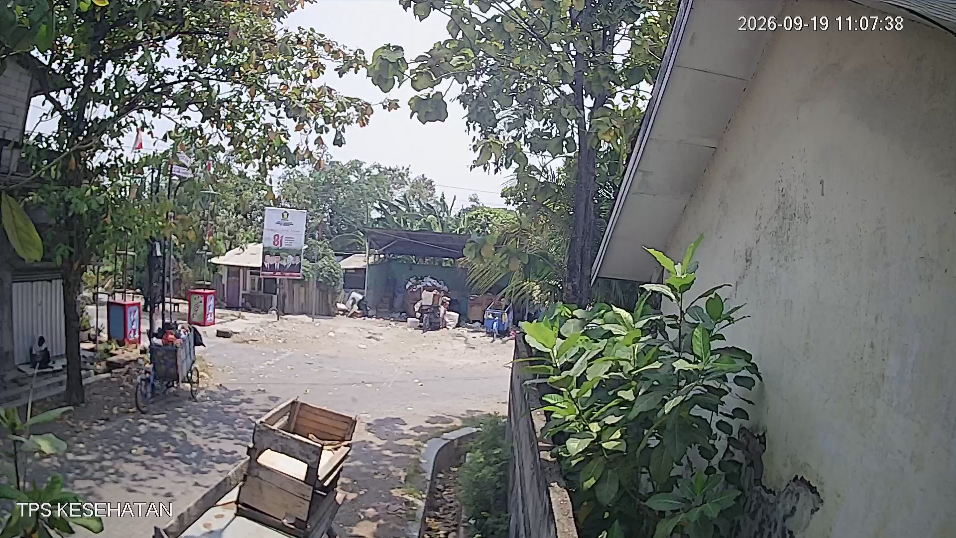Tangkapan CCTV mentah TPS KESEHATAN
