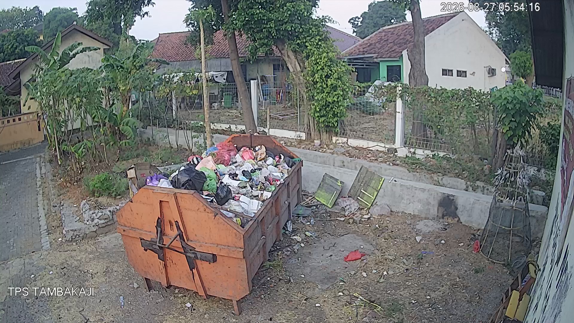 Tangkapan CCTV mentah TPS TAMBAKAJI
