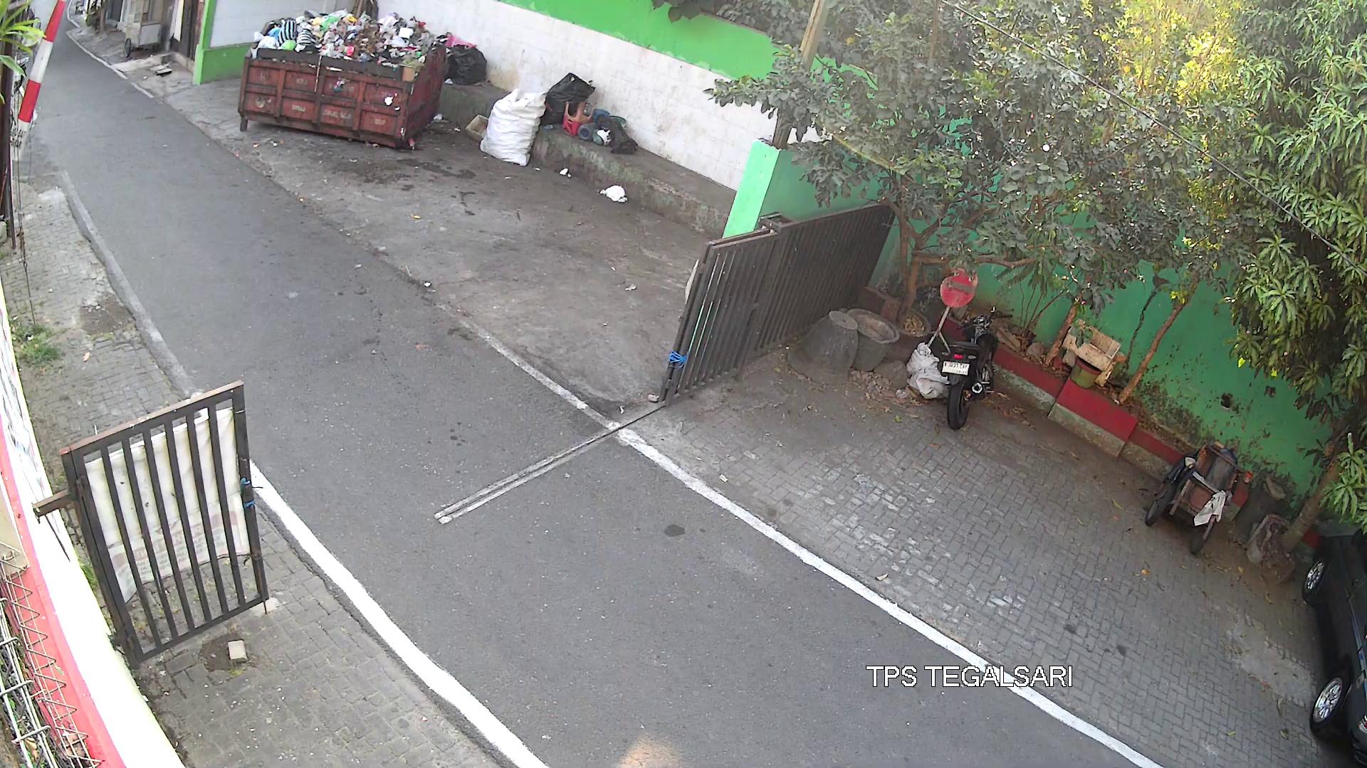Tangkapan CCTV mentah TPS TEGALSARI