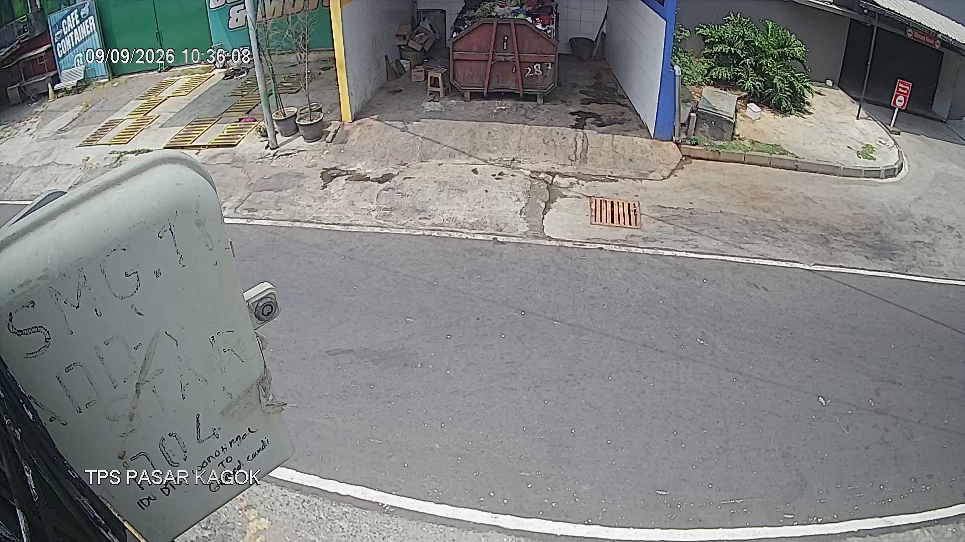 Tangkapan CCTV mentah TPS PASAR KAGOK