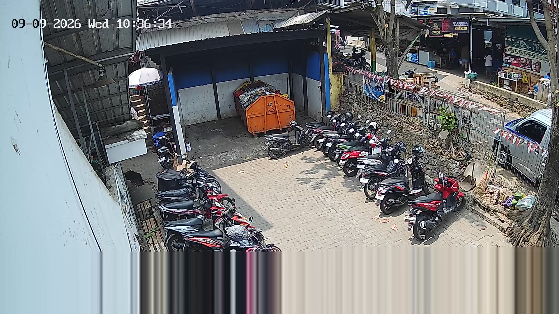 Tangkapan CCTV mentah TPS PASAR GUNUNGPATI