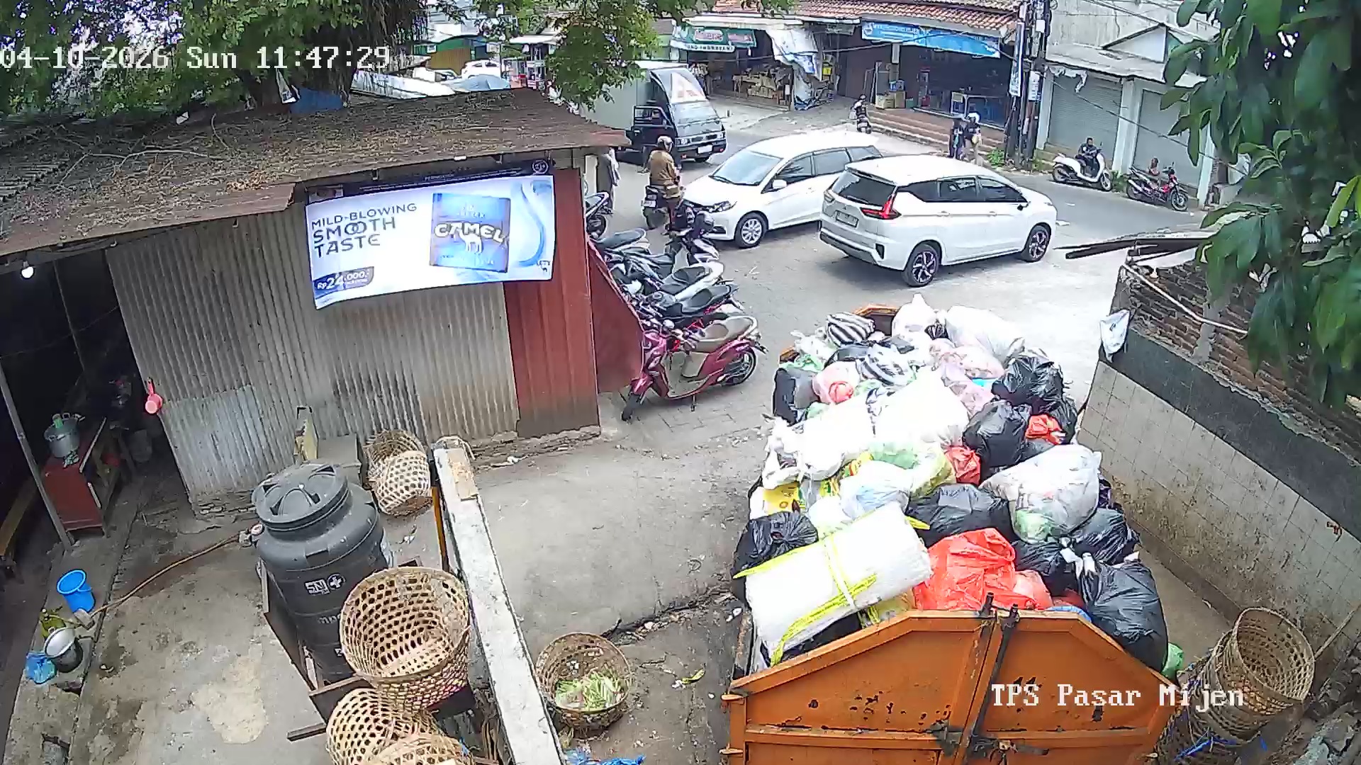 Tangkapan CCTV mentah TPS PASAR MIJEN