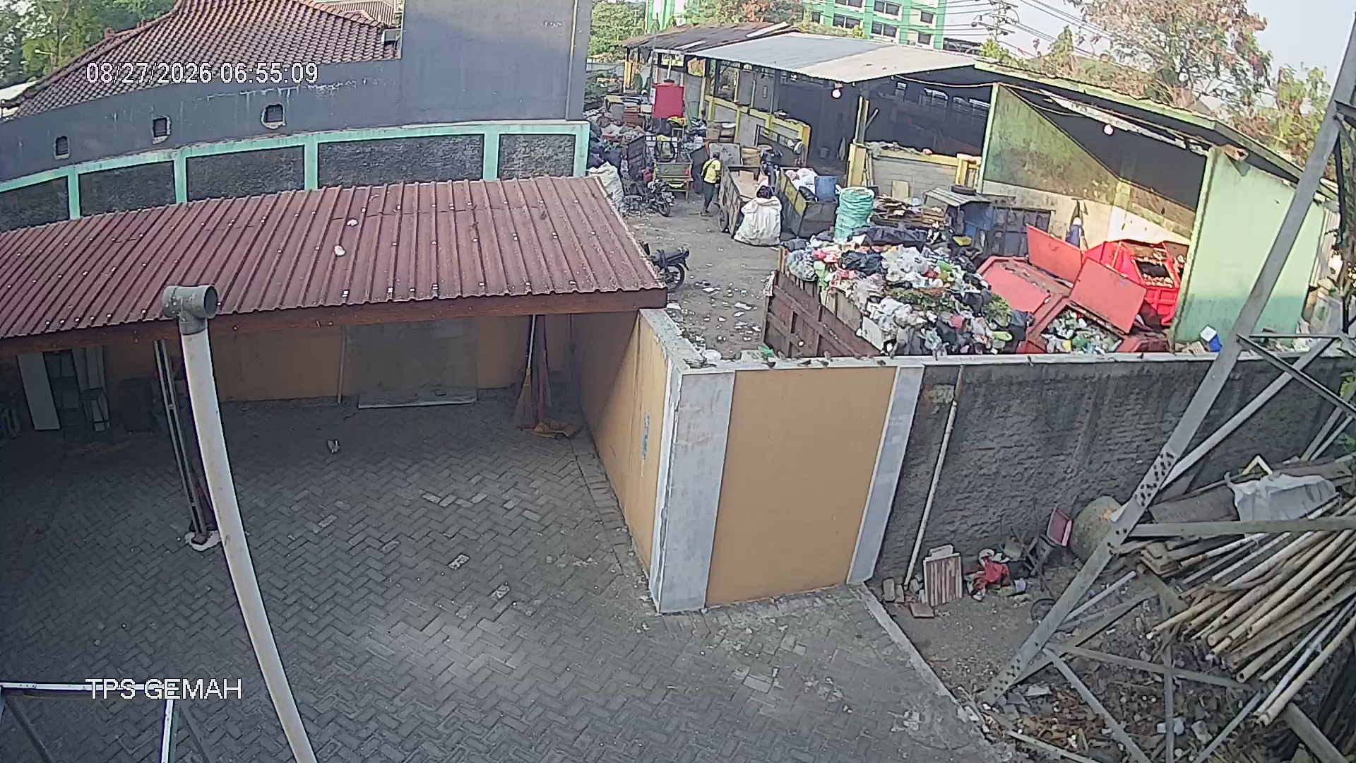Tangkapan CCTV mentah TPS GEMAH